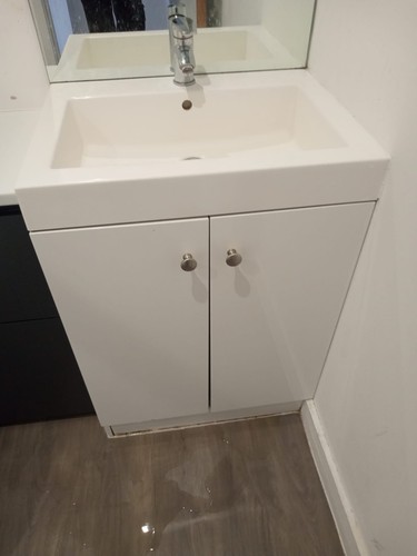 Alpine vanity unit 600mm with - vanity,