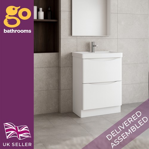 600mm white gloss - 600mm,