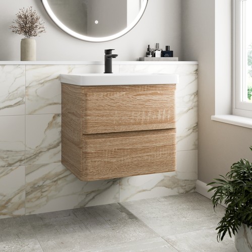 Wall mounted bathroom vanity - bathroom,