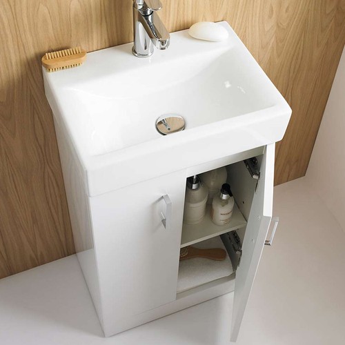 Vanity unit 450mm two - two, door